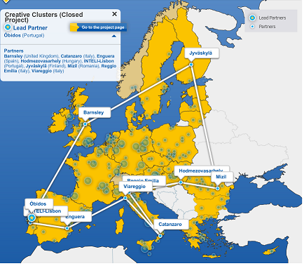 Creative Clusters, Rede URBACT II